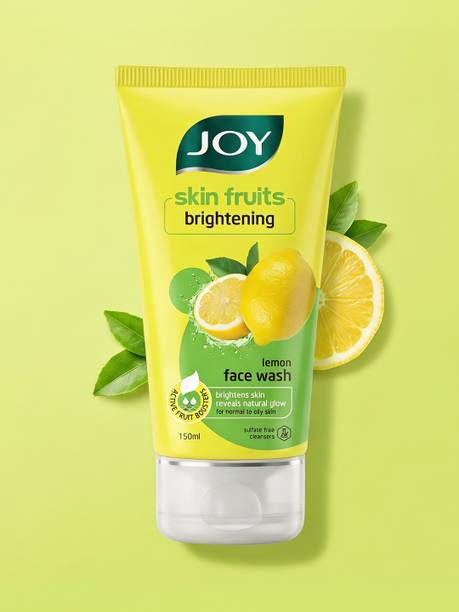 Joy Skin Fruits Lemon Brightening  For Oily Skin with Vitamin C Face Wash