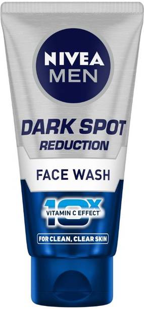 Nivea Men Dark Spot Reduction with 10X Vitamin C Effect Cleanser, Face Wash
