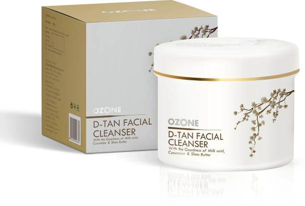 OZONE D Tan Facial Cleanser with the Goodness of Cucumber, Milk & Shea Butter Face Wash