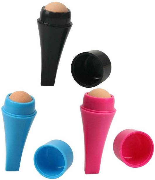 Green Aroma Instant Oil Absorbing & Oil Controling Stone Ball Roller - 3 Facial Atomizer