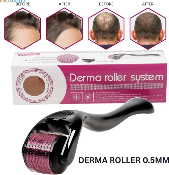 DREAM BELLA 540 Titanium Needles 0.5 Mm Derma Roller Improves Beard Health Facial Atomizer