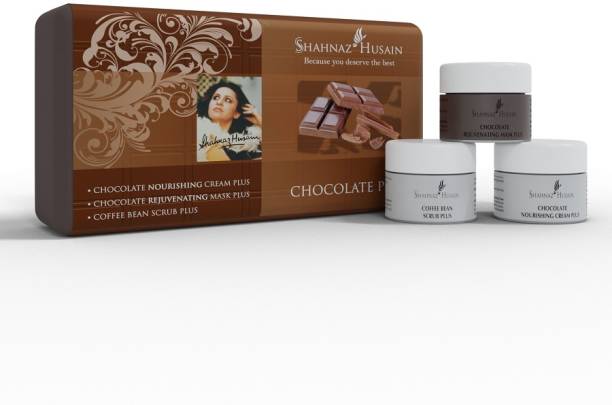 Shahnaz Husain Chocolate Kit | Moisturiser | Mask | Coffee Bean Scrub |