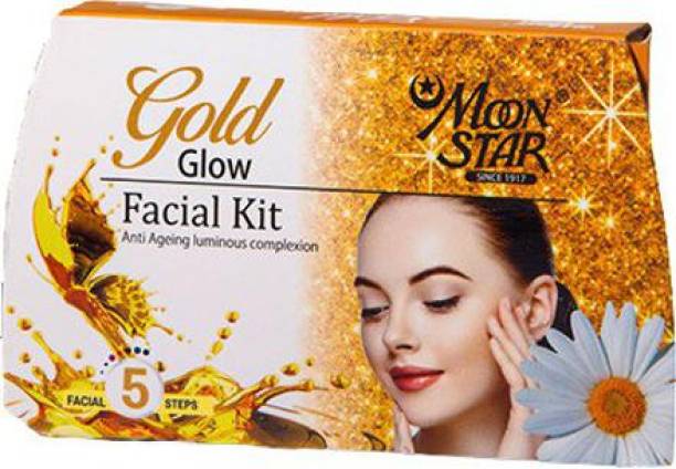 Moonstar Gold Facial Kit Pack Of 2(40gmx2)