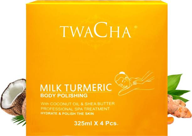 TWACHA Milk Turmeric Body Polish with Coconut Oil & Shea butter