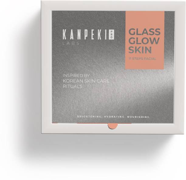 Kanpeki Glass Glow 11-Step Korean Facial Kit | Skincare For Brightening & Hydrating