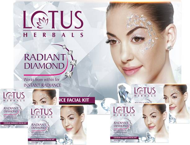 LOTUS Radiant Diamond Cellular Radiance Facial Kit (( 37g*4 ))
