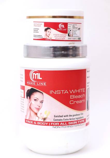Make line Insta White Bleach Cream With Activator Powder