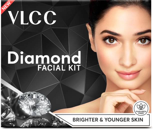 VLCC Diamond Facial Kit - Skin purifying with Parlour Glow.