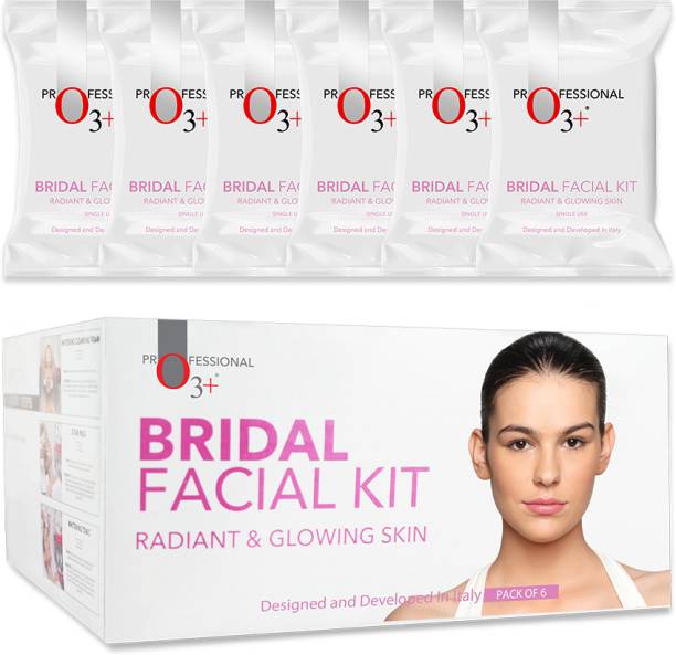 O3+ Bridal facial kit radiant and glowing skin (pack of 6) - For All Skin Types