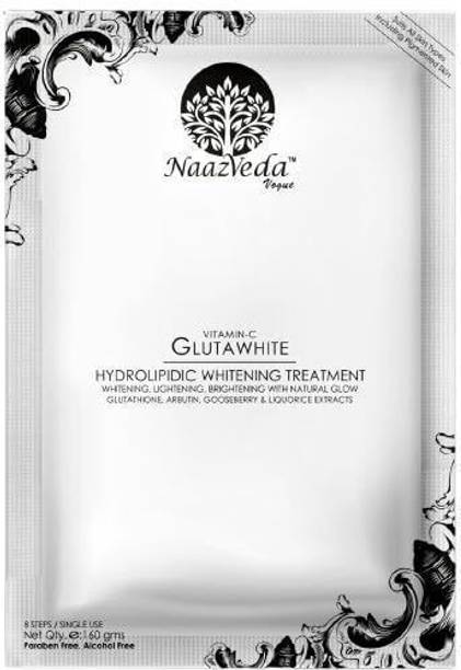 NAAZVEDA GlutaWhite Skin Whitening Facial Kit|Brightening & Natural Glow|All Skin Types