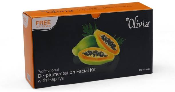 Olivia Professional De-Pigmentation Papaya Facial Kit For Fresh Radiance
