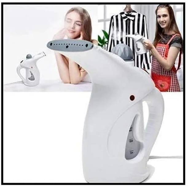 ALL THINGS MORE SHOP 2 in 1 Plastic Electric Iron Portable Handheld Garment and Facial Steamer Professional Facial Steamer
