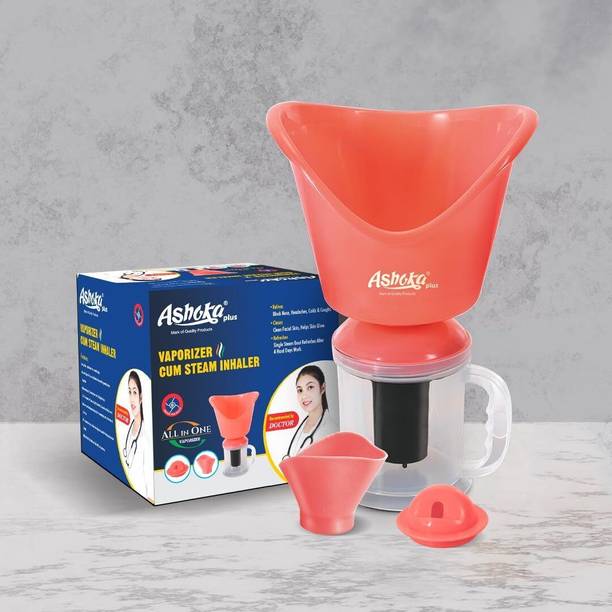 Ashoka Mark of Best Quality 3 in 1 steamer for cold and cough for steamer nose inhaler and facial vaporizer Mini Facial Steamer