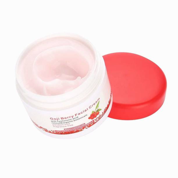 EarthlyProducts Red Goji Berry Face Cream Facial Moisturizer Day and Night Cream Professional Facial Steamer
