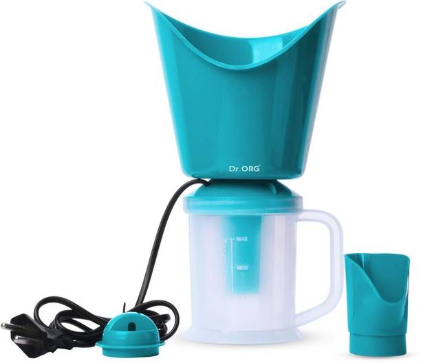 ORG 3 in 1 Steam Inhaler for cold and cough, vaporizer steamer for FACIAL (GREEN ) Professional Facial Steamer
