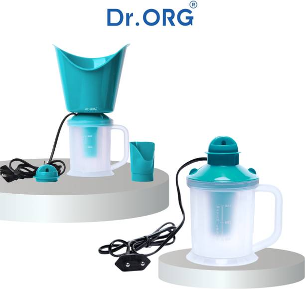 Dr Org VP01 3 in 1 Steam Inhaler GREN and SINGAL steamer for FACIAL,Cough n cold(COMBO) Professional Facial Steamer