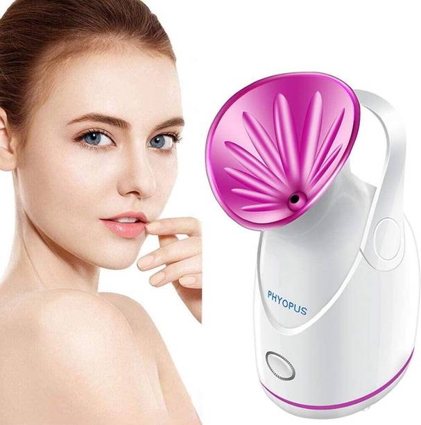 PHYOPUS Facial Nano Steamer for Face Steam, Steam Inhaler with Nano-Ionic Technology Professional Facial Steamer