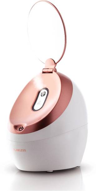 QCEN Flawless Facial Steamer with Dual-Sided Mirror Mini Facial Steamer