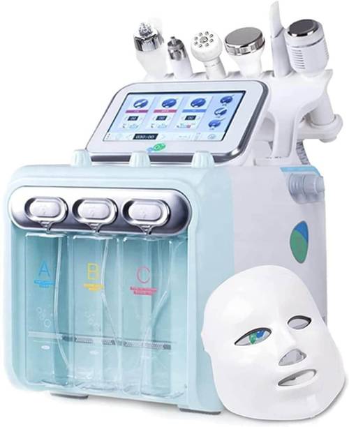 R A Products 7 in 1 Hydrafacial Machine (DOUBLE MOTOR) Professional Facial Steamer