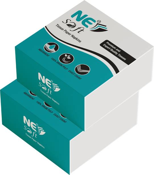NE Soft Premium OBA Free 100% Virgin Tissue Paper (Pack of 2)