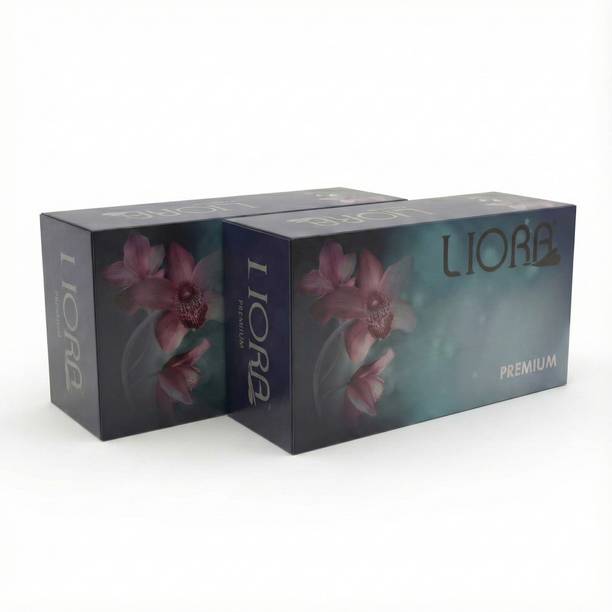 Liora Premium Facial Tissue, 2Ply, 180Pulls (Pack of 2), For face Cleaning, Wiping