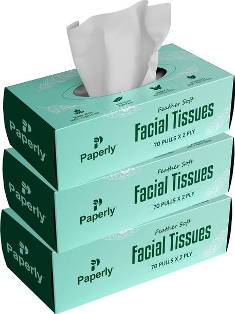 Paperly feather soft facial tissue