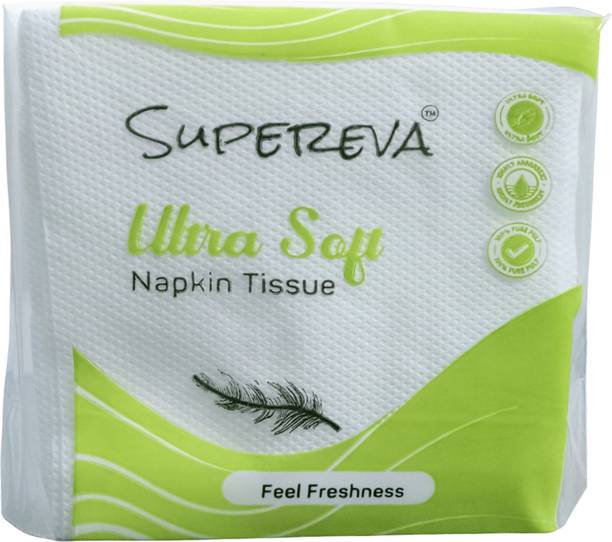 सुपेरेवा Soft Tissue Papers,( Highly Absorbent Quality ) Paper Napkin
