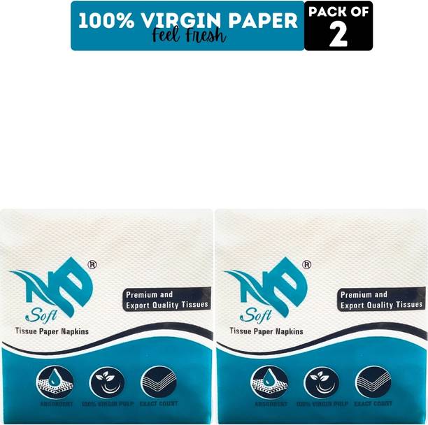 NE Soft Premium OBA Free 100% Virgin Tissue Paper (Pack of 2)