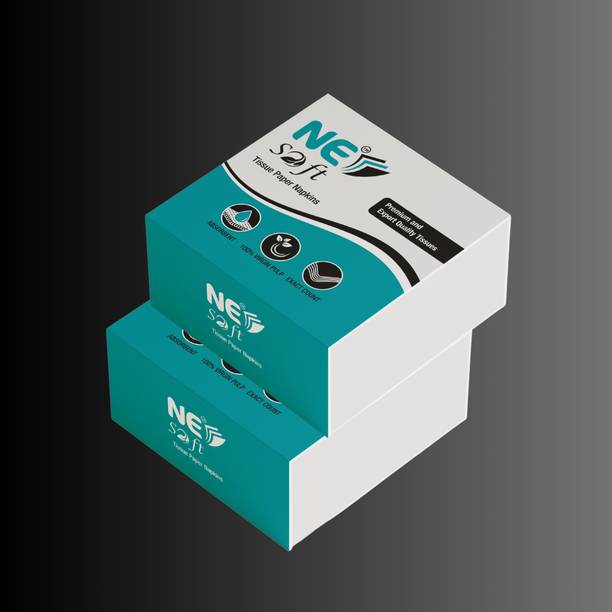 NE सॉफ्ट Premium OBA Free 100% Virgin Tissue Paper (Pack of 2)