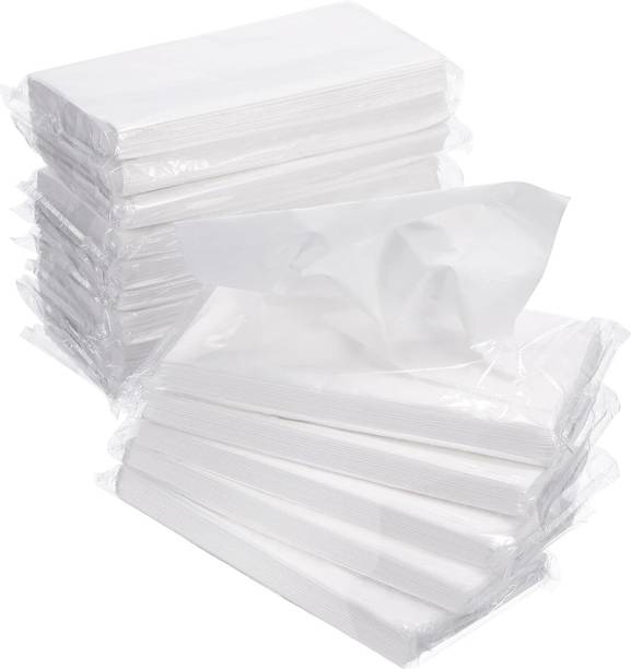SUPEREVA Facial Tissue Refill Tissues Travel for Car & Purse 2 Ply M Fold tissue Refill