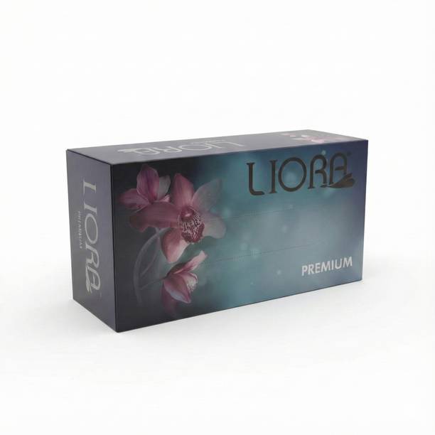 Liora Premium 2-Ply Ultra Soft Facial Tissue Paper – 100 Pulls per Box| Pack of 1 |