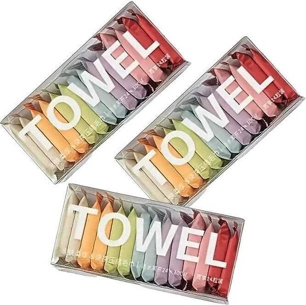SUNBEET Compressed Towel Tablets Large, Travel Towel, Disposable Face Towel - 42 Tissues 3 Tissues