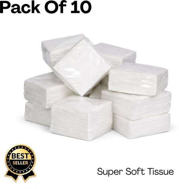 NEXIS Super Deluxe White Paper Napkins 2 Ply Soft & Absorbent Tissue Eco Friendly