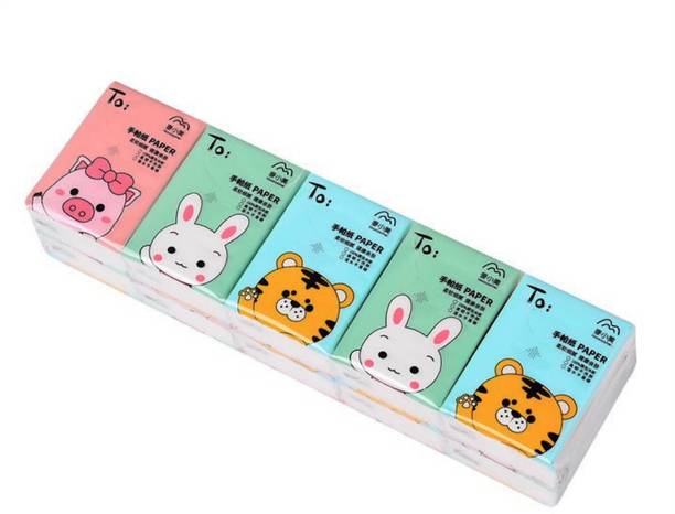 ZQBIEE Pocket Tissue Paper Hanky 3 Ply for Travel Men and Women