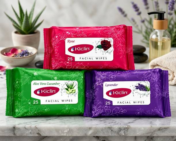 kiclin 4. Botanical Infused Makeup Remover Facial Wipes...