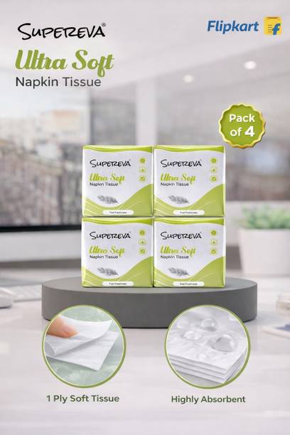 SUPEREVA Premium Quality Ultra Soft Tissue Paper Napkin