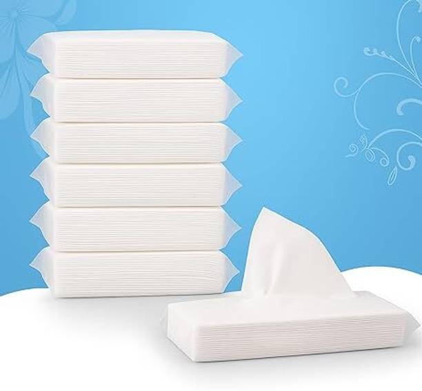 WhiteLux Facial Tissue Paper, 2 Ply Ultra Soft, Virgin & Quick Absorbent (400 Tissues)