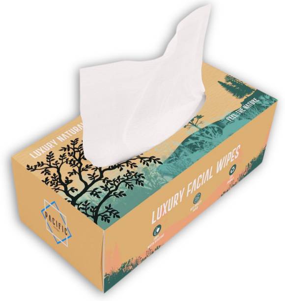 Pacific Designs Tissue Paper, Pacific Luxury Soft Facial Tissue , 100 Pulls