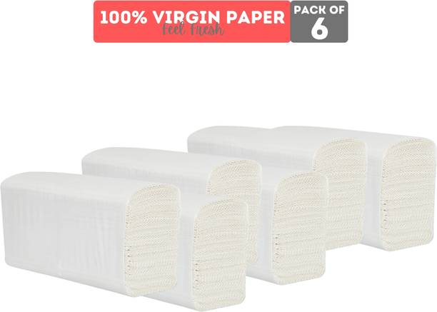 NE Soft Ultra Soft M Fold Tissue Paper Towel, Quick Absorbent, 100% Virgin Paper,