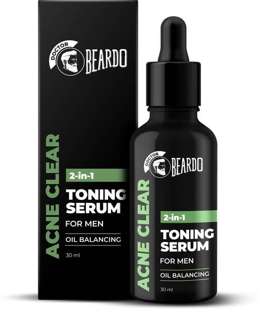 BEARDO 2-in-1 Anti Acne Toner + Serum | AHA Face Serum|Clear Scars and Blemishes