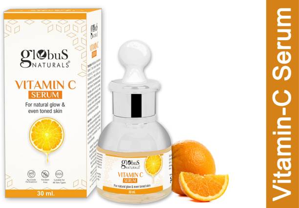 Globus Naturals Vitamin C Face Serum, for Natural Glow & Even Skin Tone