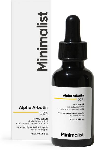 Minimalist Alpha Arbutin 2% Face Serum for Pigmentation, Acne Marks & Dark Spots Removal