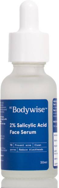 Be Bodywise 2% Salicylic Acid Face Serum Helps Reduces Acne, Blackheads, Whiteheads, Pores