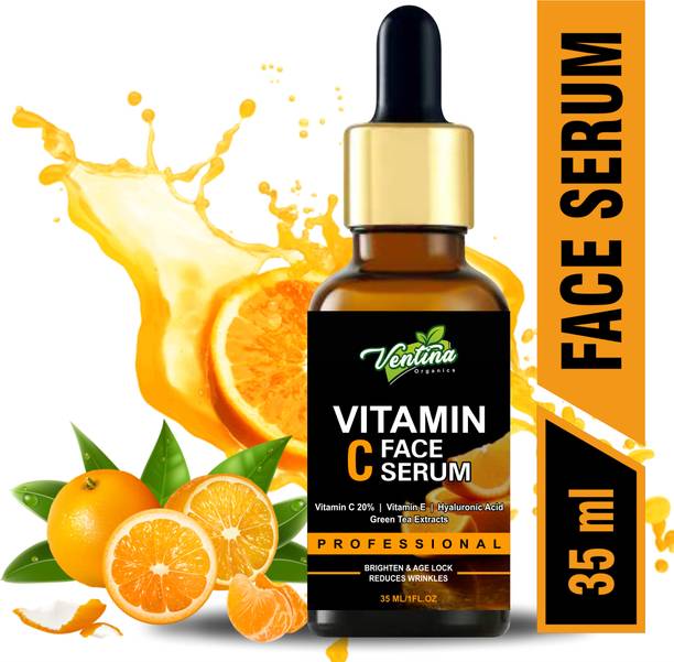 Ventina Organics Improved vitamin C Facial serum- For Anti Aging & Smoothening & Brightening Face