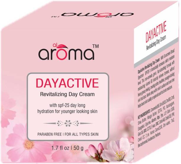 alaroma Day Active Revitalizing Day Cream With SPF 25, Lightweight & Non Greasy