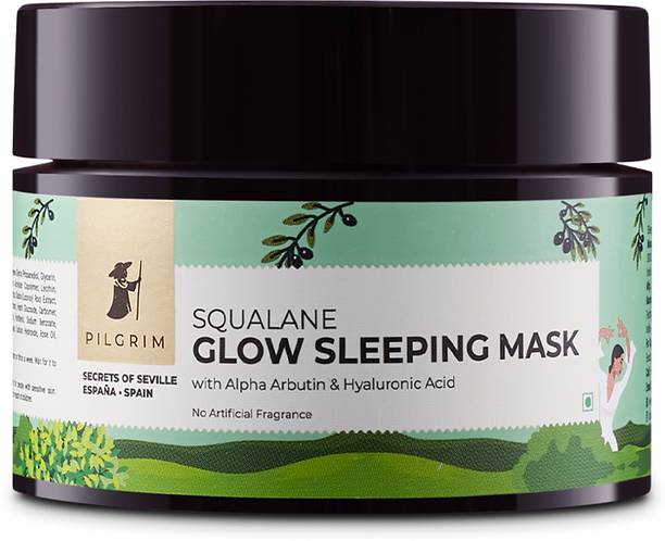 पिलग्रिम Squalane Glow Sleeping Mask with Hyaluronic Acid | Smooth, Supple & Radiant Skin