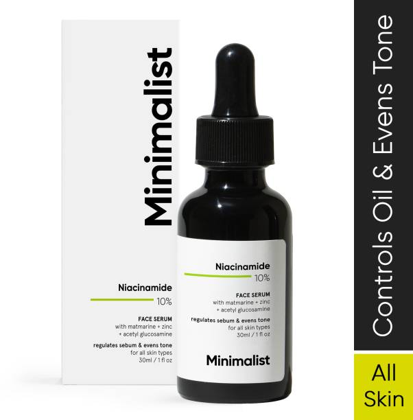 Minimalist 10% Niacinamide Face Serum for Acne Marks, Blemishes & Acne Prone Skin
