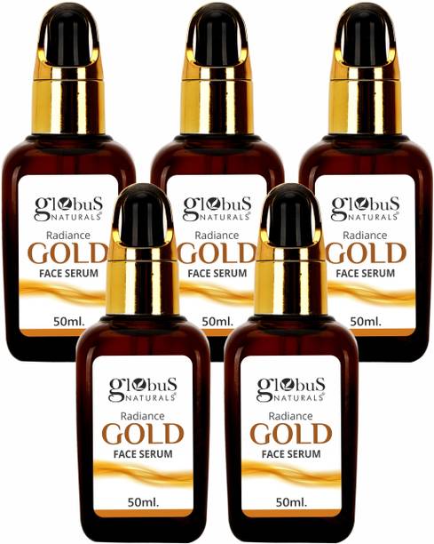 Globus Naturals Gold Radiance Anti Ageing & Brightening Face Serum Set of 5