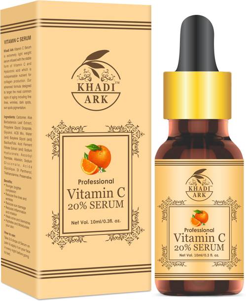 Khadi Ark 20% Vitamin C Serum with Vitamin E For Glowing Facial Skin