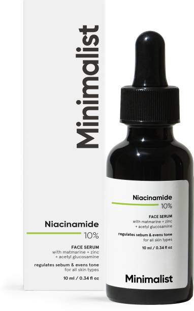 Minimalist 10% Niacinamide Face Serum with Zinc for Oily Acne pore & Blemishes skin